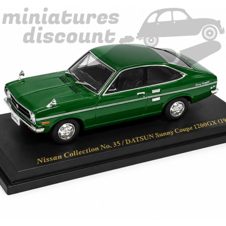 EXCLUSIVITÉ ! NISSAN / DATSUN SUNNY COUPÉ 1200GX DE 1970 (VERT) - NOREV - 1/43ème en boite