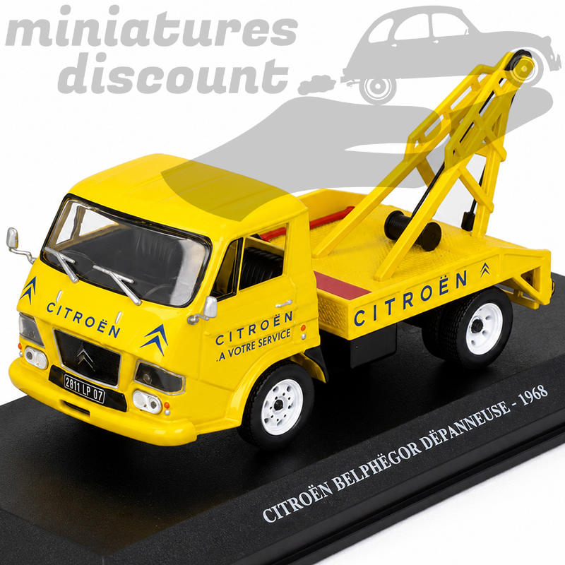 CITROËN DÉPANNEUSE BELPHÉGOR (JAUNE) - 1/43ème sous blister