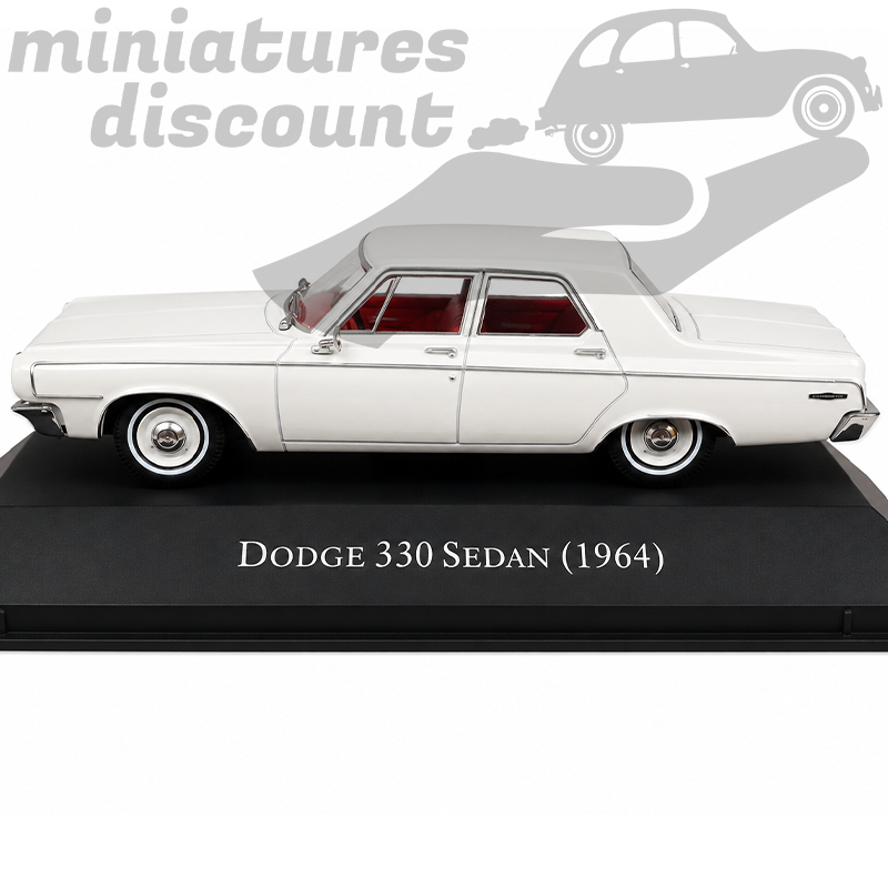 DODGE 330 SEDAN DE 1964 (BLANC) - 1/43ème en boite