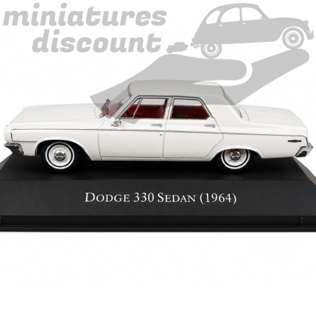 DODGE 330 SEDAN DE 1964 (BLANC) - 1/43ème en boite