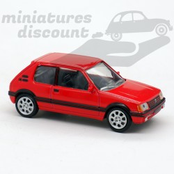 PEUGEOT 205 GTI (ROUGE) - NOREV - 3 inches 1/64ème en boite