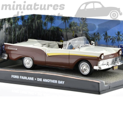 FORD FAIRLANE CABRIOLET JAMES BOND (MARRON) - 1/43ème en boite