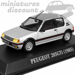 PEUGEOT 205 GTI (GRIS CLAIR) - 1/43ème en boite