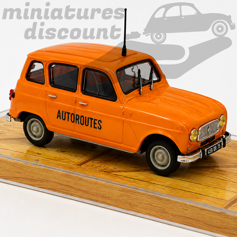 RENAULT 4L DE 1963 "AUTOROUTE" (ORANGE) - 1/43ème en boite