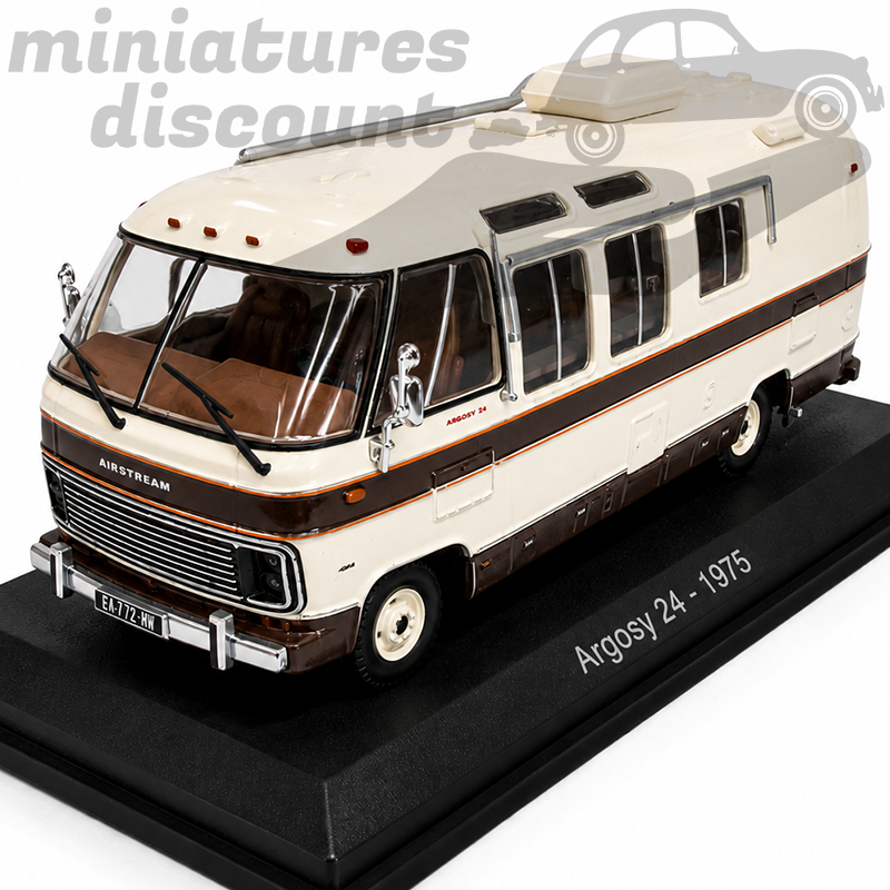 CAMPING CAR ARGOSY 24 DE 1975 (BEIGE) - 1/43ème sous blister