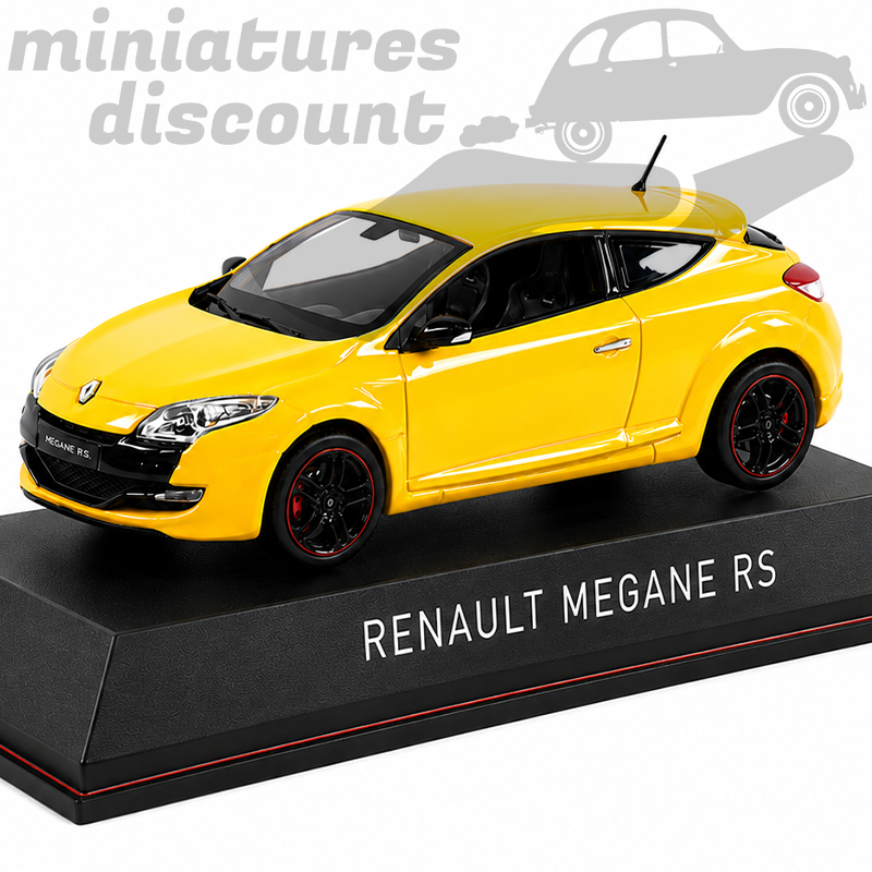 RENAULT MEGANE RS (JAUNE) - NOREV - 1/43ème en boite