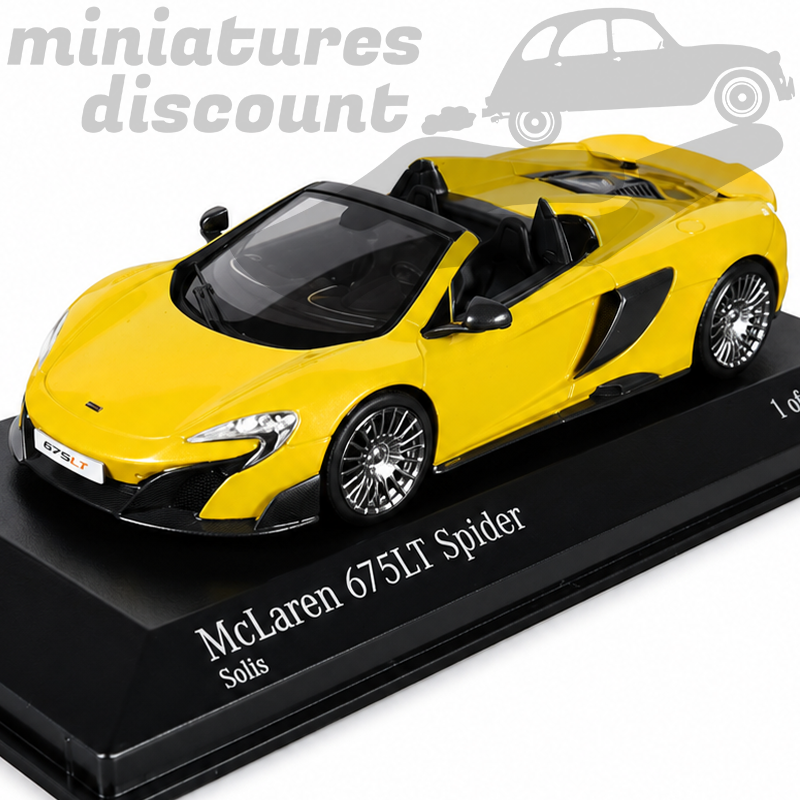 MC LAREN 675LT SPIDER (JAUNE) - MINICHAMPS - 1/43ème en boite