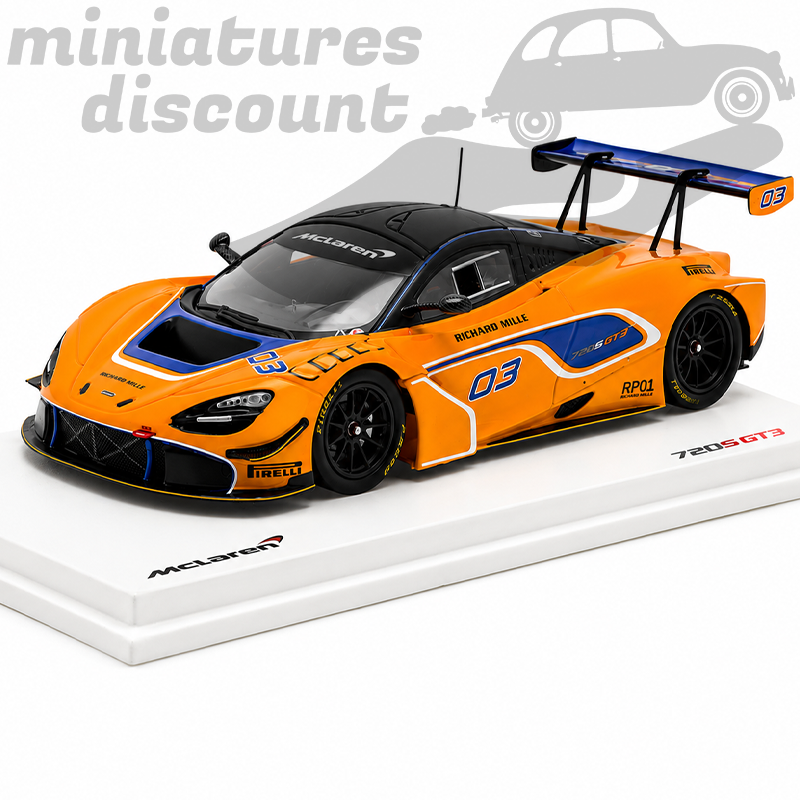 MC LAREN 720S GT3 (ORANGE) - SPARK - 1/43ème en boite