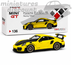 PORSCHE 911 GT2 RS (JAUNE) - 1/64ème en boite
