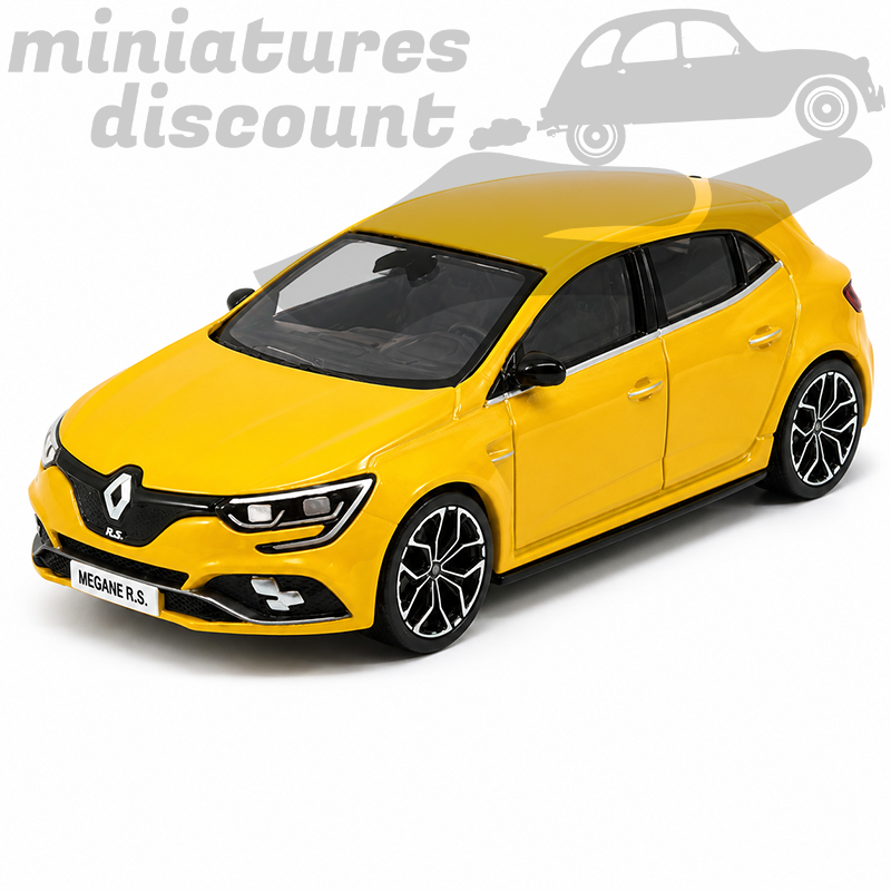 RENAULT MEGANE RS 4 PORTES (JAUNE) - NOREV - 1/64ème en boite