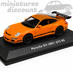 PORSCHE 997 GT3 RS (ORANGE) - WELLY - 1/87ème en boite