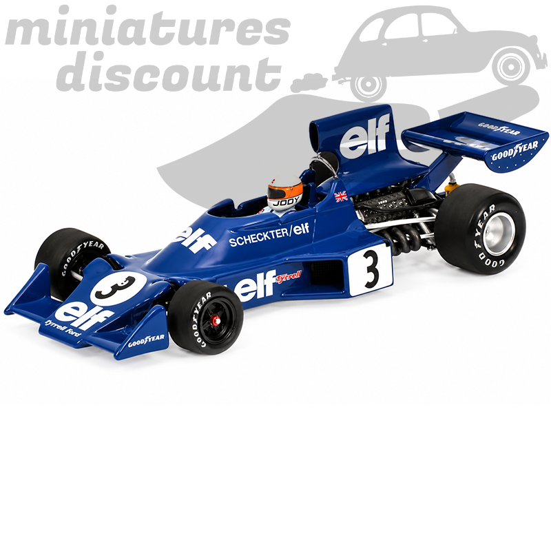 TYRRELL FORD 007 (BLEU) - MINICHAMPS - 1/43ème en boite