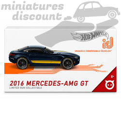 2016 MERCEDES-AMG GT HOT WHEELS (NOIR) - 1/64ème en boite