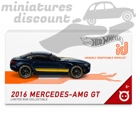 2016 MERCEDES-AMG GT HOT WHEELS (NOIR) - 1/64ème en boite