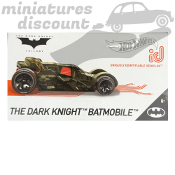 THE DARK KNIGHT BATMOBILE HOT WHEELS (VERT FONCÉ) - 1/64ème en boite