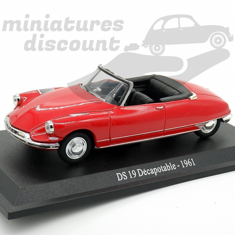 CITROËN DS 19 DÉCAPOTABLE 1961 (ROUGE) - 1/43ème sous blister
