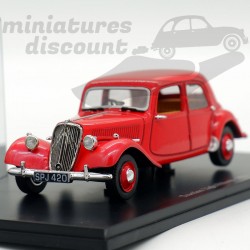 CITROËN TRACTION LIGHT FIFTEEN (ROUGE) - 1/43ème sous blister