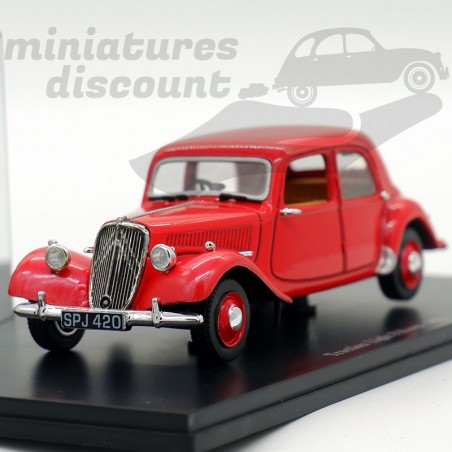CITROËN TRACTION LIGHT FIFTEEN (ROUGE) - 1/43ème sous blister