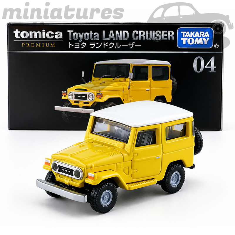 TOYOTA LAND CRUISER TOMICA (JAUNE) - 1/60ème en boite