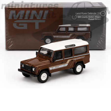 LAND ROVER DEFENDER 110 (Marron) - MINI GT - 1/64ème en boite