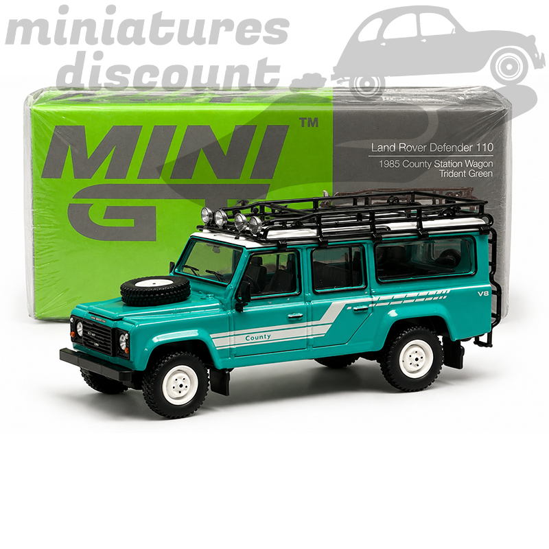 LAND ROVER DEFENDER 110 (VERT) - MINI GT - 1/64ème en boite