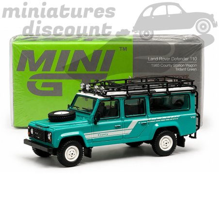 LAND ROVER DEFENDER 110 (VERT) - MINI GT - 1/64ème en boite
