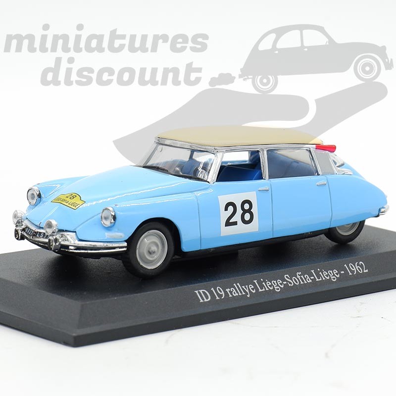 CITROEN ID 19 RALLYE BLEU 1962 (BLEU CIEL) - 1/43ème sous blister