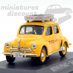 4CV RENAULT (JAUNE) Taxi - 1/43ème sur socle