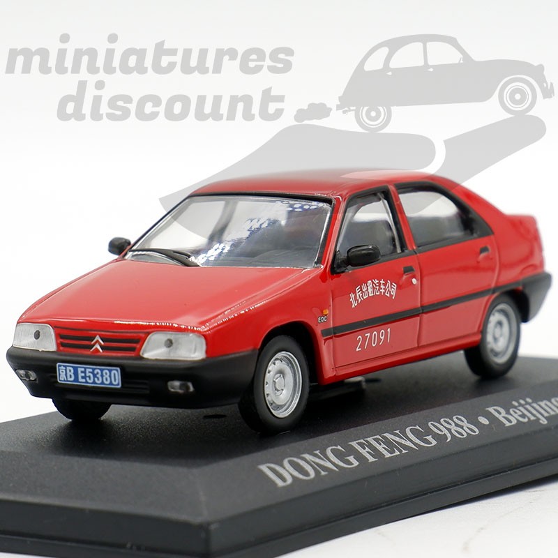 CITROËN DONG FENG 988 (ROUGE) - 1/43ème sur socle