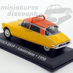 CITROËN DS 19 TAXI D'AMSTERDAM EN 1958 (JAUNE) - 1/43ème en boite