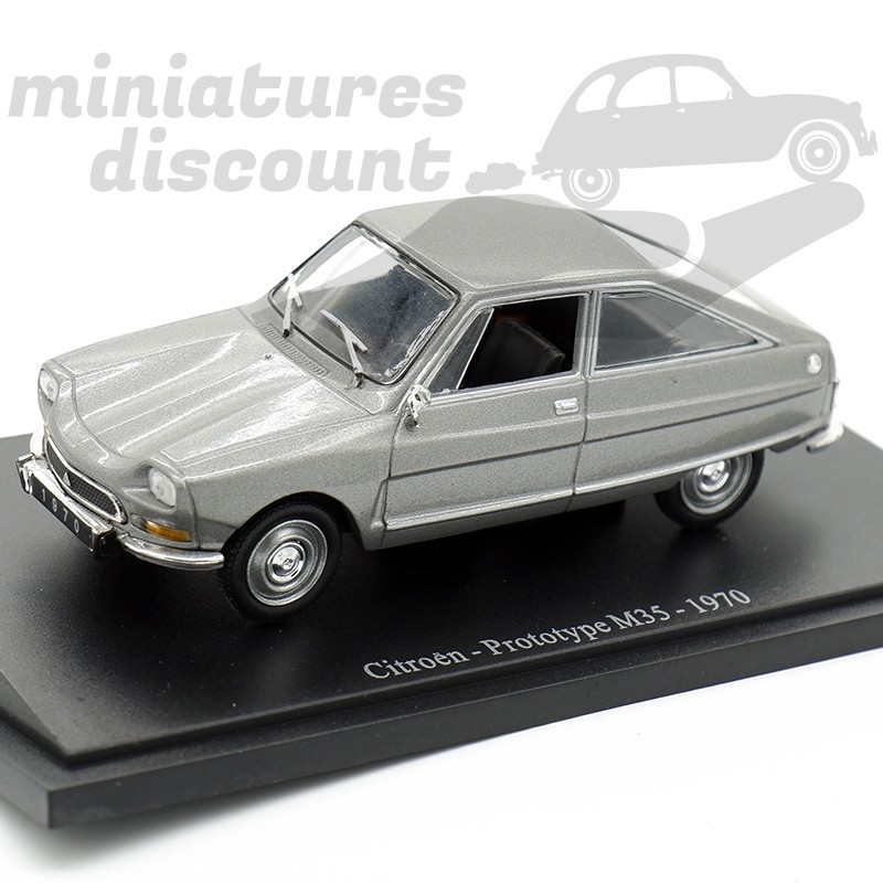 CITROËN PROTOTYPE M35 (GRIS) - 1/43ème sur socle