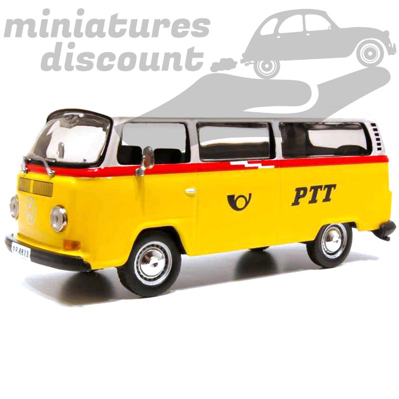COMBI VOLKSWAGEN "POSTE SUISSE" (JAUNE) - 1/43ème sous blister