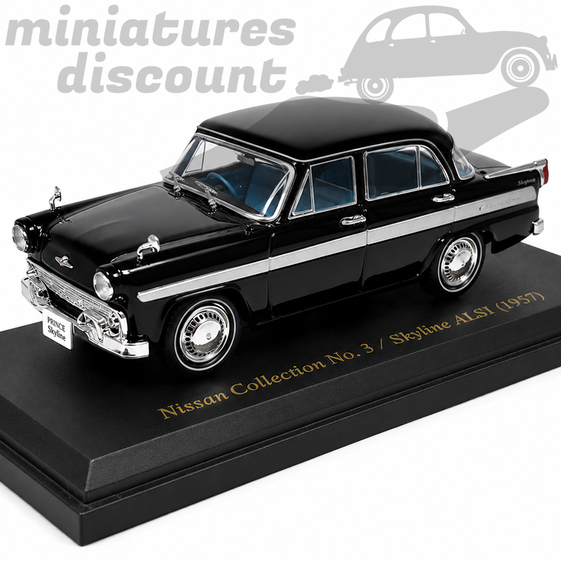 NISSAN SKYLINE ALSI DE 1957 (NOIR) - NOREV - 1/43ème en boite