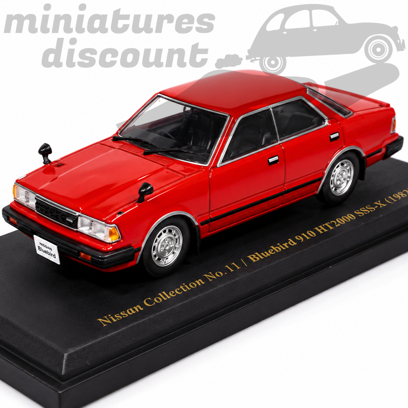 NISSAN BLUEBIRD 910 HT2000 SSS-X DE 1982 (ROUGE) - NOREV - 1/43ème en boite
