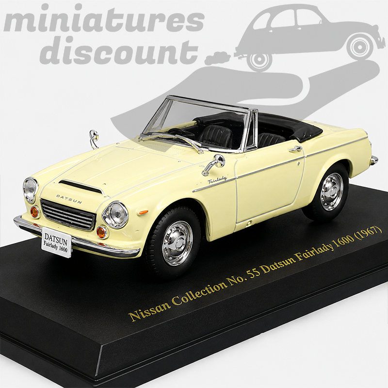 DATSUN FAIRLADY 1600 DE 1967 (JAUNE) - NOREV - 1/43ème en boite