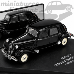 CITROËN TRACTION 11B DE 1949 (NOIR) - VITESSE - 1/43ème en boite