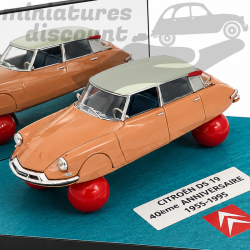CITROËN DS 19 40ÈME ANNIVERSAIRE 1955-1995 (MARRON) - VITESSE - 1/43ème en boite
