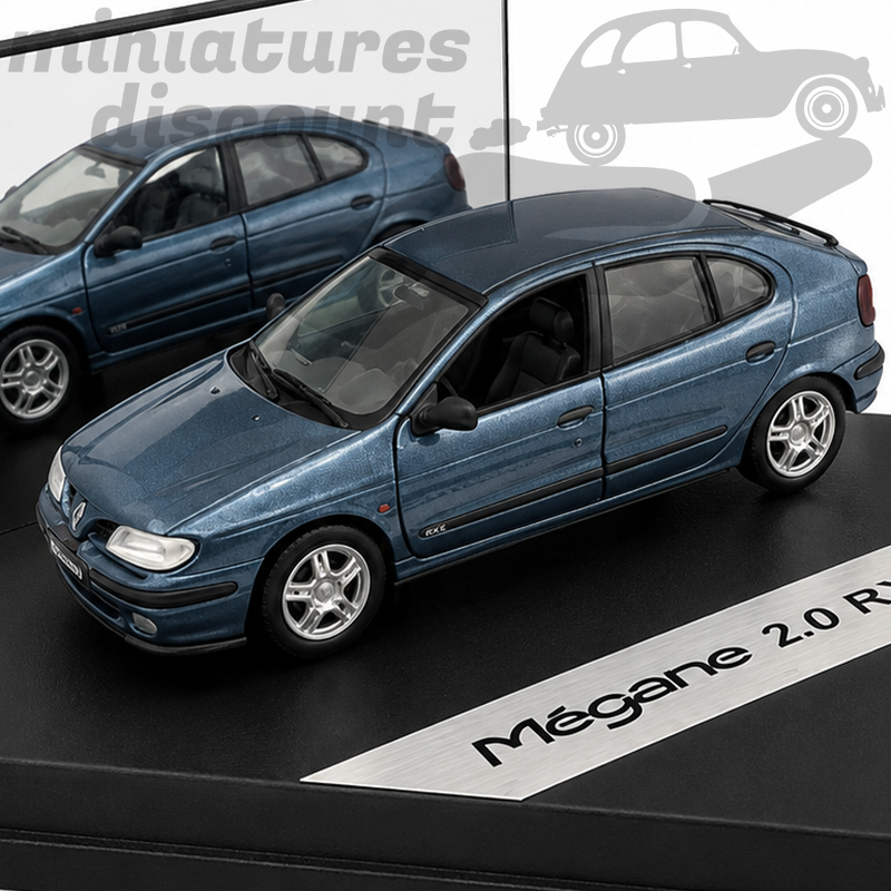 RENAULT MÉGANE 2.0 RXE (BLEU) - VITESSE - 1/43ème en boite