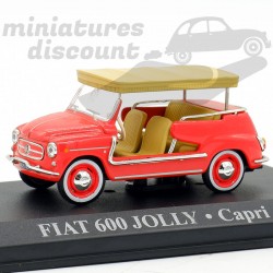 FIAT 600 JOLLY (ROUGE) - 1/43ème en boite