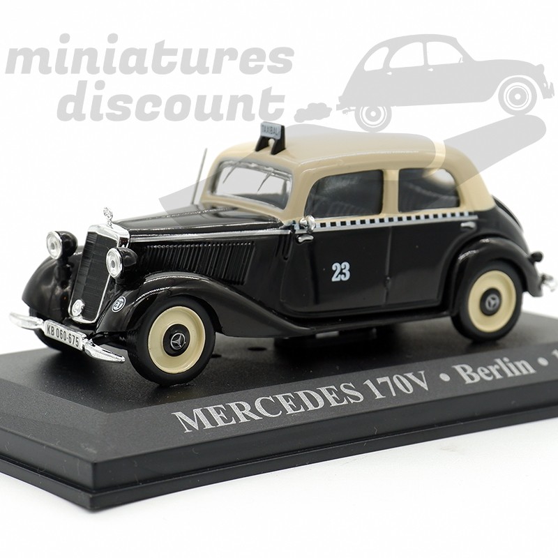 MERCEDES 170V TAXI BERLIN (NOIR) - 1/43ème en boite