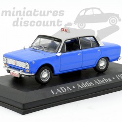 LADA TAXI (BLEU) - 1/43ème sur socle