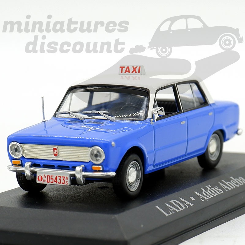 LADA TAXI (BLEU) - 1/43ème sur socle