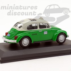 VOLKSWAGEN COCCINELLE BEETLE TAXI (VERT) - 1/43ème sur socle