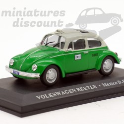 VOLKSWAGEN COCCINELLE BEETLE TAXI (VERT) - 1/43ème sur socle