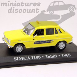 SIMCA 1100 TAXI (JAUNE) - 1/43ème en boite