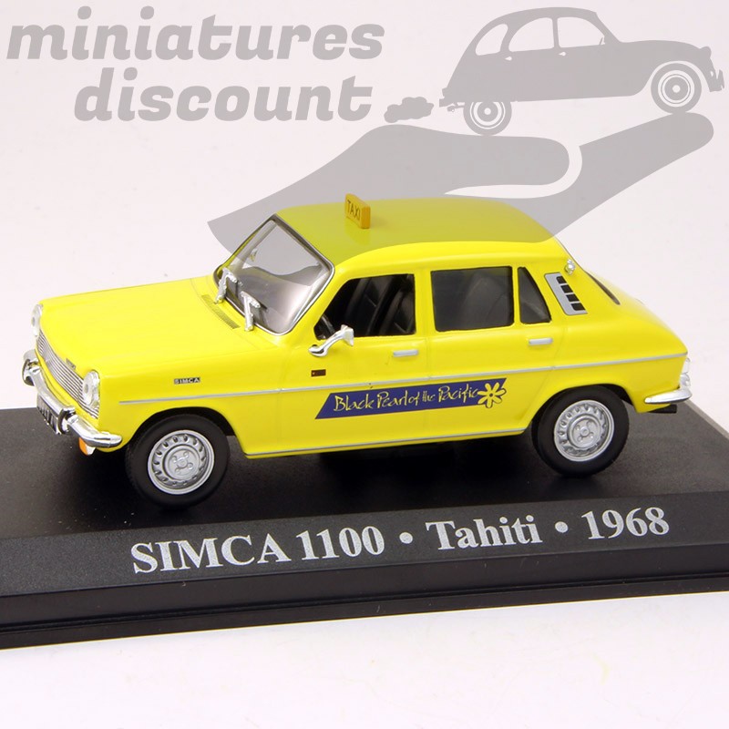 SIMCA 1100 TAXI (JAUNE) - 1/43ème en boite