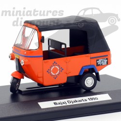 TAXI BAJAJ (ORANGE) - 1/43ème sur socle
