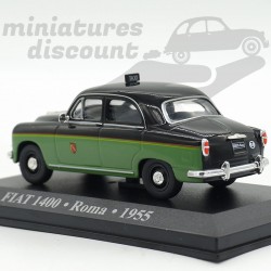 FIAT 1400 TAXI (VERT) - 1/43ème sur socle