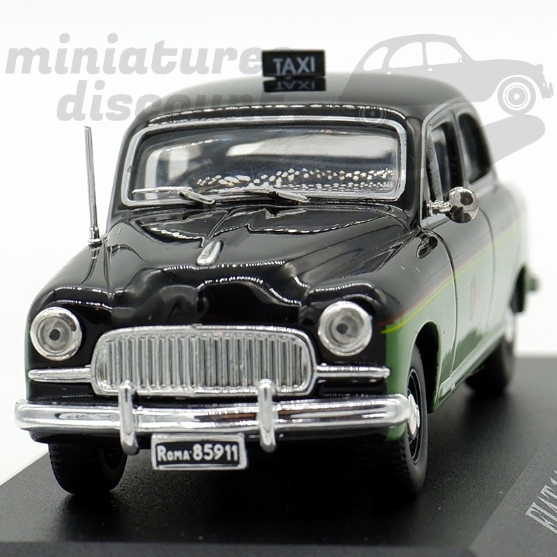 FIAT 1400 TAXI (VERT) - 1/43ème sur socle
