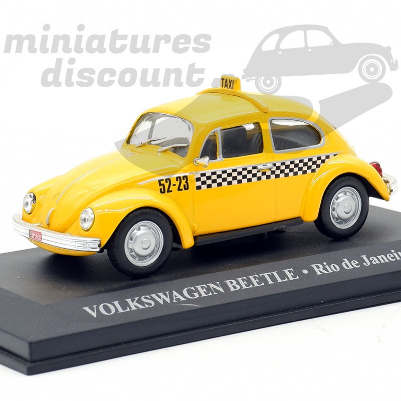 VOLKSWAGEN COCCINELLE BEETLE TAXI (JAUNE) - 1/43ème en boite